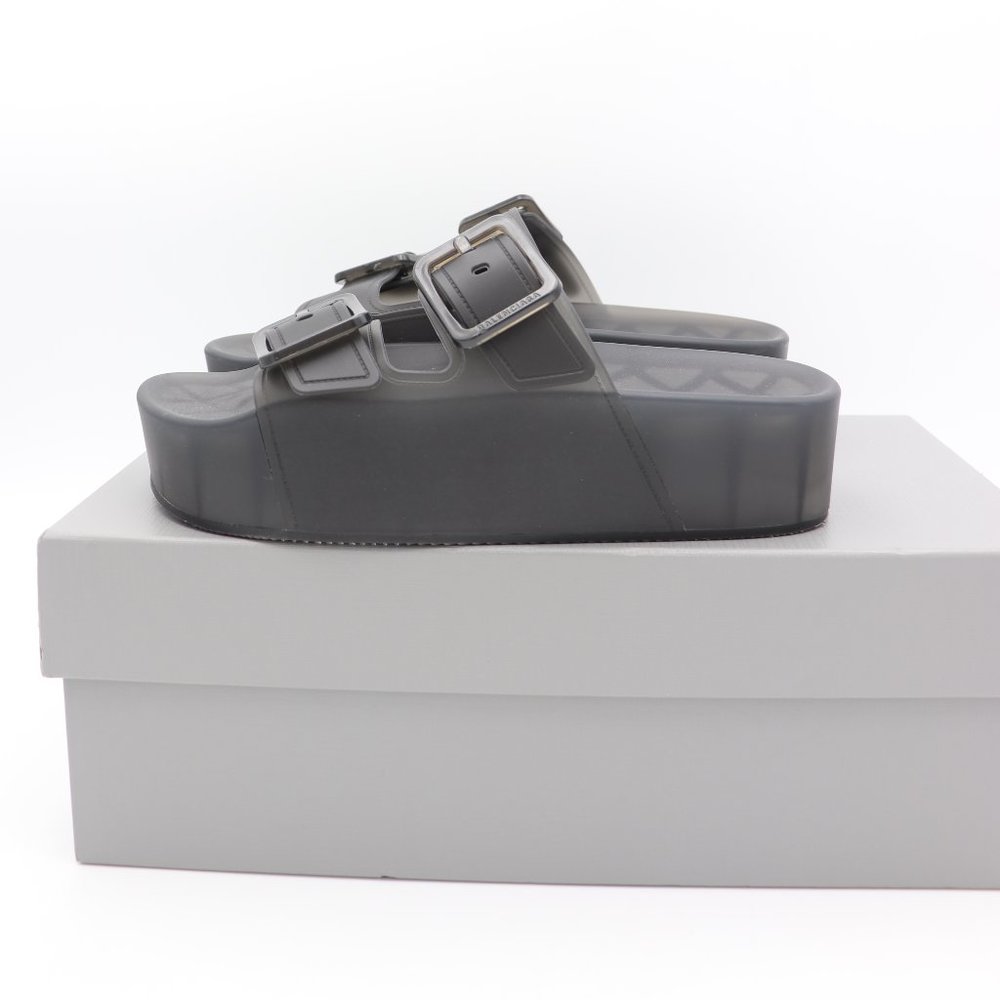 NIB Balenciaga Mallorca Platform Buckle Platform Sandals - Picture 14 of 16
